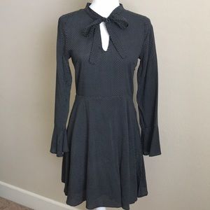 Black W/White Polka Dot Dress SZ S